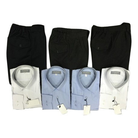 Pack JEUNE de 4 chemises et 3 pantalons